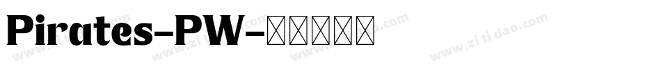 Pirates-PW字体转换