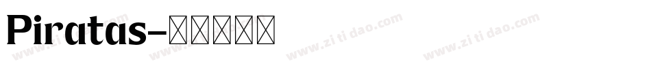 Piratas字体转换