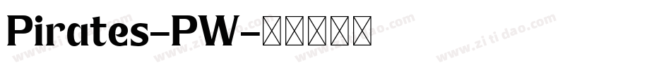 Pirates-PW字体转换