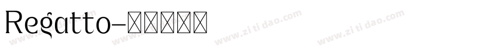 Regatto字体转换