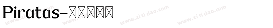 Piratas字体转换