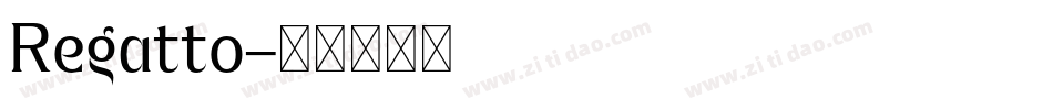 Regatto字体转换