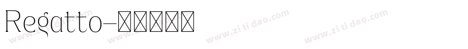Regatto字体转换