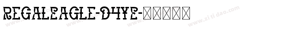 RegalEagle-D4yE字体转换