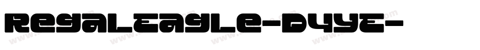 RegalEagle-D4yE字体转换