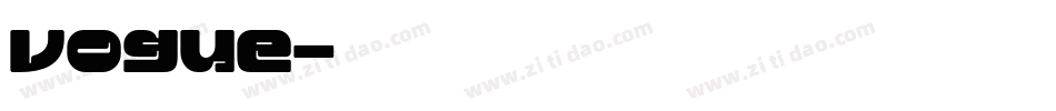 Vogue字体转换