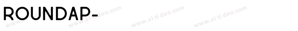 ROUNDAP字体转换