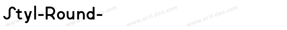Styl-Round字体转换