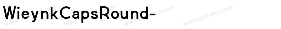 WieynkCapsRound字体转换