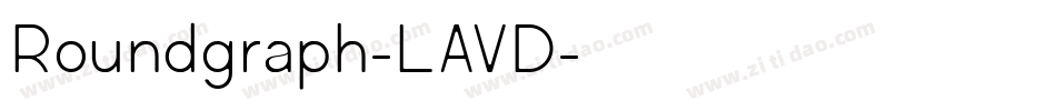 Roundgraph-LAVD字体转换