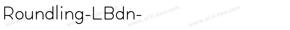 Roundling-LBdn字体转换