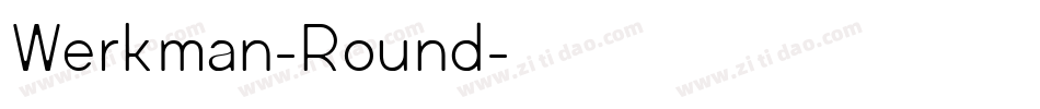 Werkman-Round字体转换
