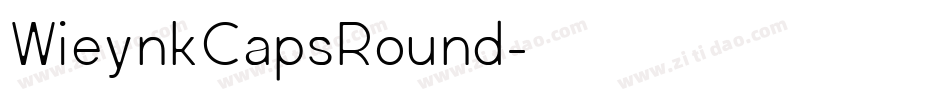 WieynkCapsRound字体转换