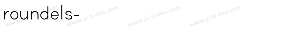roundels字体转换