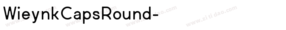 WieynkCapsRound字体转换