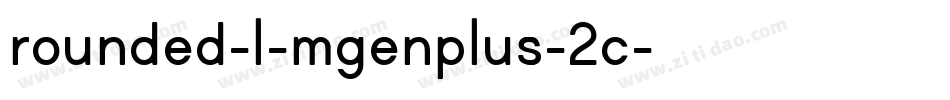 rounded-l-mgenplus-2c字体转换