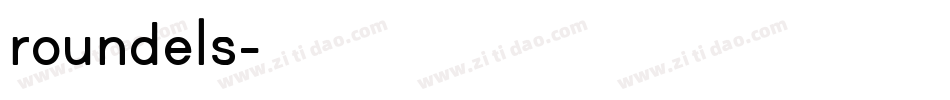 roundels字体转换