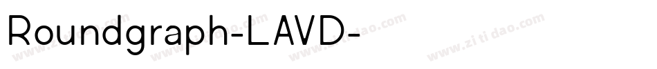 Roundgraph-LAVD字体转换
