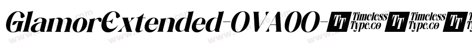 GlamorExtended-OVA0O字体转换