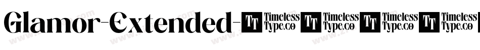 Glamor-Extended字体转换