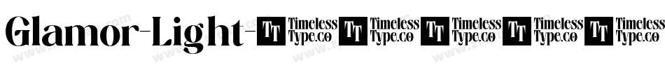 Glamor-Light字体转换