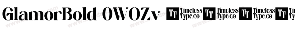 GlamorBold-0WOZv字体转换