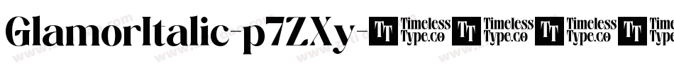 GlamorItalic-p7ZXy字体转换