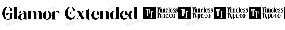 Glamor-Extended字体转换