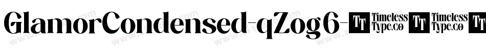 GlamorCondensed-qZog6字体转换