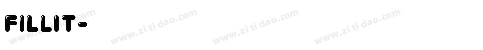 Fillit字体转换