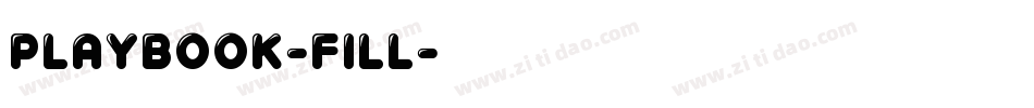 Playbook-Fill字体转换