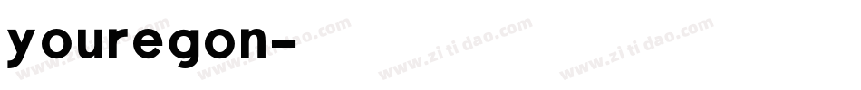 youregon字体转换
