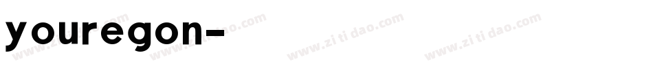 youregon字体转换