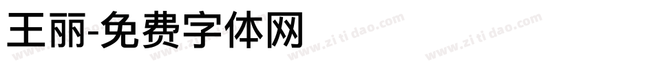 王丽字体转换