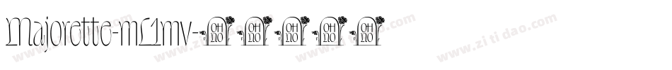 Majorette-mL1mv字体转换