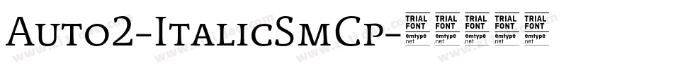 Auto2-ItalicSmCp字体转换 Auto2-ItalicSmCp字体转换