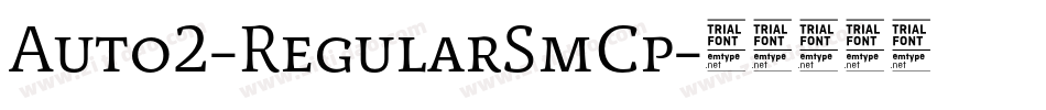Auto2-RegularSmCp字体转换 Auto2-RegularSmCp字体转换