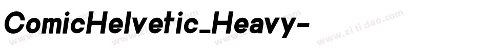 ComicHelvetic_Heavy字体转换