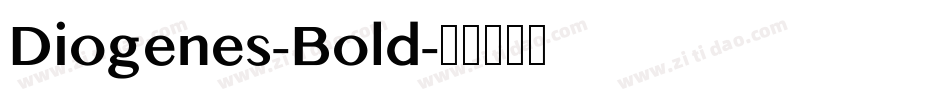 Diogenes-Bold字体转换
