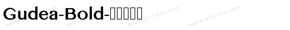 Gudea-Bold字体转换
