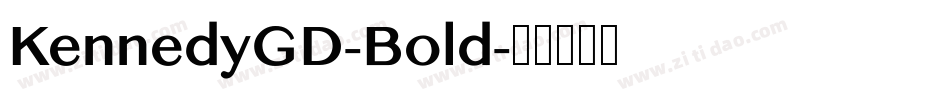 KennedyGD-Bold字体转换