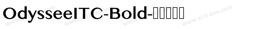 OdysseeITC-Bold字体转换