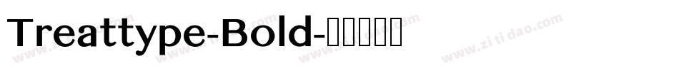 Treattype-Bold字体转换