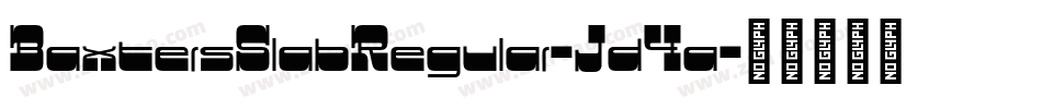 BaxtersSlabRegular-Jd4a字体转换