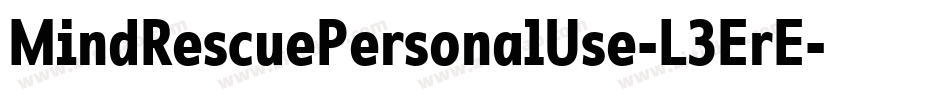 MindRescuePersonalUse-L3ErE字体转换