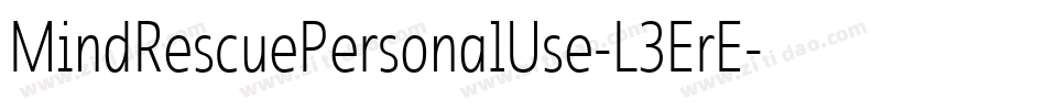 MindRescuePersonalUse-L3ErE字体转换