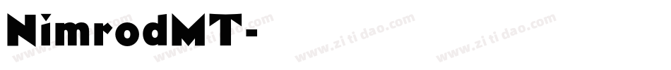 NimrodMT字体转换
