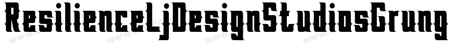 ResilienceLjDesignStudiosGrunge-1Mw2字体转换