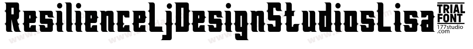 ResilienceLjDesignStudiosLisa-RGVA字体转换
