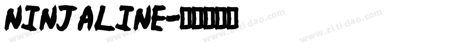 NinjaLine字体转换
